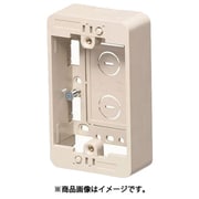 MSB-F1SDS [浅形モール用スイッチボックス Fタイプ 1ケ用浅形]