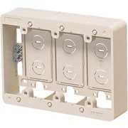 MSB-F3 [モール用スイッチボックス Fタイプ 3ヶ用]