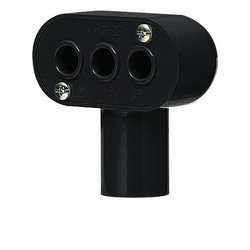 MTC-16T [ビニル電線管付属品 ターミナルキャップ 高耐候性/耐衝撃性HI 適合VE菅16 チョコレート 1個]