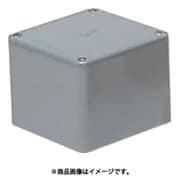 PVP-1010A [防水プールボックス 平蓋 正方形ノック無 縦100×横100×深さ100 グレー 1個]