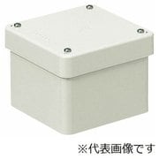 PVP-1010BM [防水プールボックス カブセ蓋正方形ノック無タテ100×ヨコ100×フカサ100ミルキーホワイト 1個]
