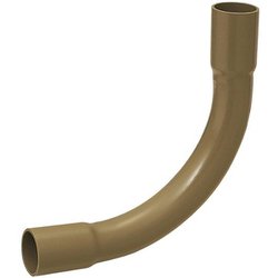 N-28LB [ビニル電線管付属品 ノーマルベンド 耐衝撃性HI 適合管VE28 ライトブラウン 1個]