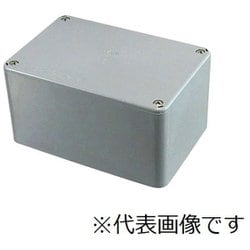 PVP-201007 [プールボックス 長方形ノック無 タテ200×ヨコ100×フカサ75 グレー 1個]