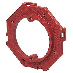 耐熱プラスチック製塗代カバー 八角用 丸型 丸孔カバー 塗代付ワンタッチタイプ 10個 OF-11MYH10