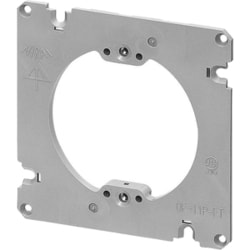 OF-11P-FT10 [プラスチック製塗代カバーフラットタイプ 中形四角極薄型用 丸型 丸孔カバー 10個]