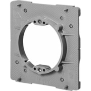 OF-11PYS10 [プラスチック製塗代カバーワンタッチタイプ 中形四角用 丸型 丸孔カバー 塗代付 10枚]