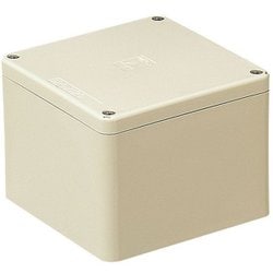 PVP-2510AJ [防水プールボックス 平蓋 正方形ノック無 タテ250×ヨコ250×フカサ100 ベージュ 1個]