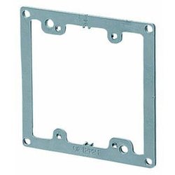 OF-12P2-F10 [プラスチック製塗代カバー中形四角用 2個用 スイッチカバー2個用 平 10個]