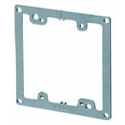 OF-12P2-F10 [プラスチック製塗代カバー中形四角用 2個用 スイッチカバー2個用 平 10個]