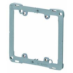 OF-12P2YF10 [プラスチック製塗代カバーワンタッチタイプ 中形四角用 2個用スイッチカバー2個用 平 10個]
