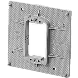OF-12PKX10 [プラスチック製塗代カバー打込み用 中形四角 器具用 塗代付 10個]