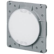 OFL-11LPY10 [プラスチック製塗代カバーワンタッチタイプ 大形四角用 大丸型 大丸孔カバー 塗代付 10個]
