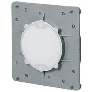 OFL-11PY10 [プラスチック製塗代カバーワンタッチタイプ 大形四角用 丸型 丸孔カバー 塗代付 10個]