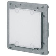 OFL-12P2Y10 [プラスチック製塗代カバーワンタッチタイプ大形四角用2個用/スイッチカバー2個用塗代付10個]