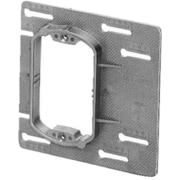 OFL-12YP10 [プラスチック製片寄プラ塗代カバーアウトレットボックス大形四角用調整可能寸法左右18mm迄10個]