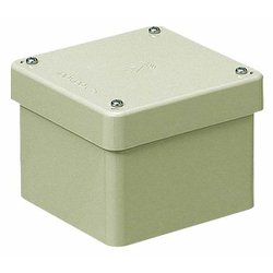 防水プールボックス カブセ蓋正方形ノック無タテ400×ヨコ400×フカサ400 ベージュ 1個 PVP-4040BJ