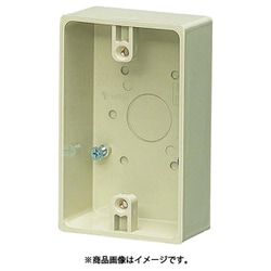 PVR16-0J [露出スイッチボックス ハブ無 ベージュ]