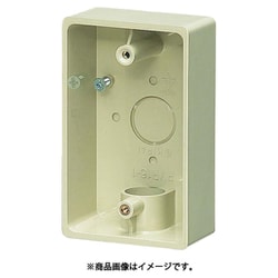 PVR16-1J [露出スイッチボックス 1方出 適合管VE14･16 ベージュ]