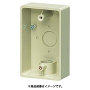 PVR16-1J [露出スイッチボックス 1方出 適合管VE14･16 ベージュ]