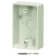 PVR16-1M [露出スイッチボックス 1方出 適合管VE14･16 ミルキーホワイト]