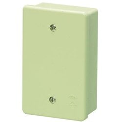 PVR16-1PJ [露出スイッチボックス カブセ蓋付き 適合管VE14・16 ベージュ 1個]