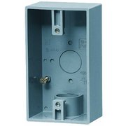 PVR22-1L [防滴プレート用露出スイッチボックス 1方出 適合管VE16・22 グレー 1個]