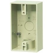 PVR22-1LJ [防滴プレート用露出スイッチボックス 1方出 適合管VE16・22 ベージュ 1個]