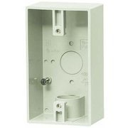PVR22-1LM [防滴プレート用露出スイッチボックス 1方出 適合管VE16・22 ミルキーホワイト 1個]