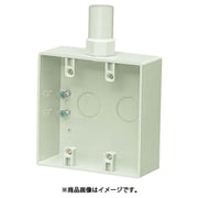 PVR-28WM [2ケ用露出スイッチボックス 2号コネクタ付]
