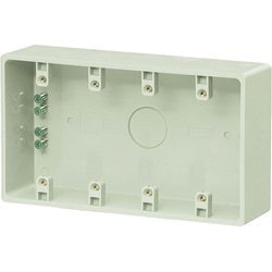 PVR-4M [4ケ用露出スイッチボックス コネクタ無・穴無]