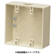 PVR-A2WJ [2ケ用露出スイッチボックス コネクタ無・穴上下付]