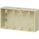 PVR-A4J [4ケ用露出スイッチボックス コネクタ無・穴付]