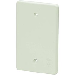 PVR-CM [露出スイッチボックス用カブセ蓋 ミルキーホワイト]