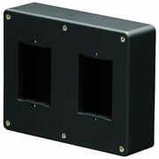 PVR-EV2A1K [露出スイッチボックス カバー付 高耐候性 耐衝撃性HI ブラック 1個]