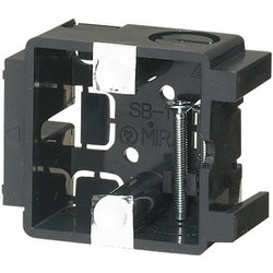 SB-1H10 [ホテル用スライドボックス 深さ30mm ミニプレート1コ用/取付ピッチ38mm用 10個]