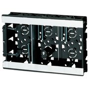 SBE-S3W [EGスライドボックス浅型 深さ28mm 磁石付 3ヶ用 仕切板2M-S付 1個]