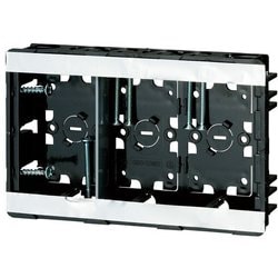 SBG-S3WO [小判スライドボックス 磁石なし・浅型 深さ28mm 3ヶ用 仕切板2M-S付 1個]