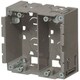 SBP-WYM10 [深形パネルボックス あと付けはさみボックス 壁厚2～40mm迄 2ヶ用 仕切板3M-Y付10個]