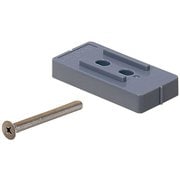 SKD-10D10 [台付片サドル用台座 アンカー用 台高さ10mm 台付鉄片サドル・ステンレス片サドルに適用 10個]