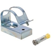 SKD-28B-A20 [台付鉄片サドル アンカープラグ付 台高さ10mm 適合管CD管28VE菅28厚鋼28 20個]