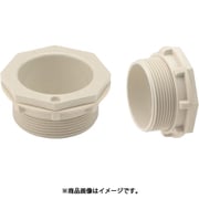 PBZ-39J [通線/ケーブル引き出し用保護ブッシング 適合ノック径φ39 ベージュ]