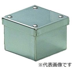 SUP-1507B [ステンレスプールボックス 防水カブセ蓋 板厚1.5mm タテ157×ヨコ157×フカサ75 1個]