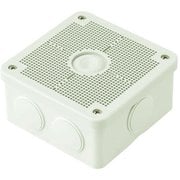PV4B-ANFM [露出用四角ボックス 取付自在蓋 ケーブルブッシング1個付 ミルキーホワイト]
