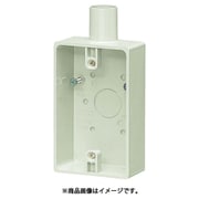 SW1-16M [露出スイッチボックス 1ヶ用 1方出 適合管VE14･16 ミルキーホワイト]