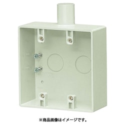 露出スイッチボックス2ケ用1方出 SW1-22WM