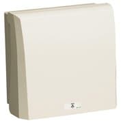 WBV-12WM [ウオルボックス プラスチック製防雨ボックス 木板ベース ヨコ型 ミルキーホワイト 1個]
