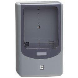 WPN-3G-Z [電力軽量ボックス バイザー付 1個用 本体/バイザー グレー/スモークパープル 1個]