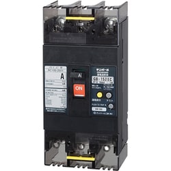 152EC1530 [Eシリーズ 漏電遮断器 経済タイプOC付 150A-30mA 裏面形]