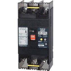 152EC15W2 [Eシリーズ 漏電遮断器 経済タイプOC付 150A 裏面形]