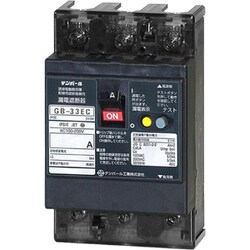 33EC2030A [Eシリーズ 経済タイプ漏電遮断器 3P3E30AF・OC付30mA・補助スイッチ付]